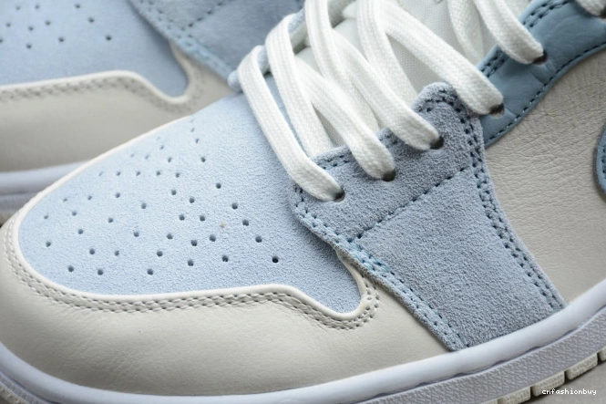 DA4666-100 Jordan Mid Air 1 Blue Mixed Textures 1026